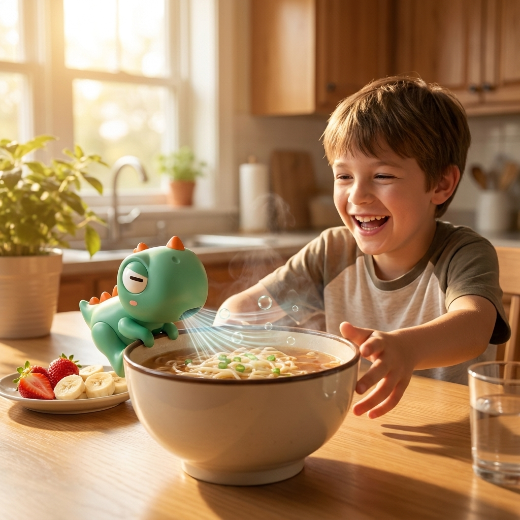 Puppy Puff" The viral trick that finally gets your kid to eat 🔥